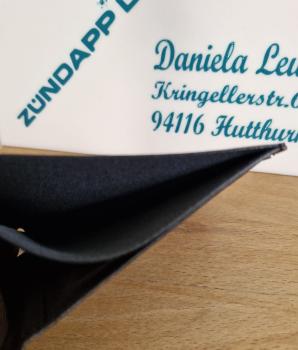 Zündapp Geld- & Kartenbörse beidseitiger Druck , 11,5 x 9 cm